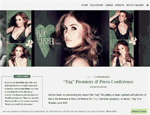 Tablet Screenshot of isla-fisher.org